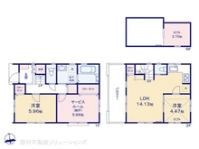 【東京都/江戸川区東葛西】江戸川区東葛西1丁目 新築一戸建て 間取り図