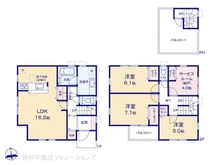 【東京都/江戸川区南葛西】江戸川区南葛西3丁目 新築一戸建て 間取り図