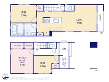 【東京都/江戸川区江戸川】江戸川区江戸川3丁目 新築一戸建て 間取り図