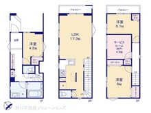 【千葉県/浦安市北栄】浦安市北栄4丁目 新築一戸建て 間取り図