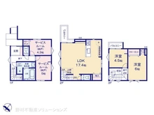 【千葉県/浦安市堀江】浦安市堀江1丁目 新築一戸建て 間取り図