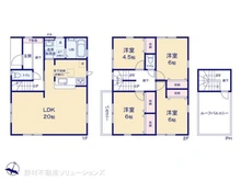 【東京都/江戸川区西瑞江】江戸川区西瑞江3丁目 新築一戸建て 間取り図