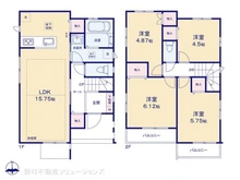 【東京都/江戸川区一之江】江戸川区一之江7丁目 新築一戸建て 間取り図