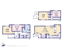 【東京都/江戸川区一之江】江戸川区一之江7丁目 新築一戸建て 間取り図