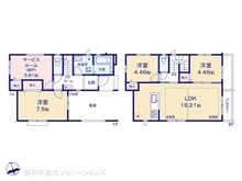 【東京都/江戸川区一之江】江戸川区一之江7丁目 新築一戸建て 間取り図