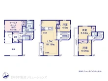 【東京都/江戸川区一之江】江戸川区一之江7丁目 新築一戸建て 間取り図