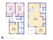 【千葉県/浦安市海楽】浦安市海楽1丁目 新築一戸建て 間取り図