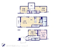 【東京都/江戸川区江戸川】江戸川区江戸川3丁目 新築一戸建て 間取り図
