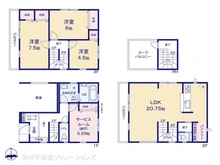 【東京都/江戸川区西葛西】江戸川区西葛西8丁目 新築一戸建て 間取り図