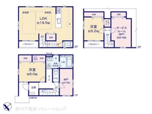 【千葉県/浦安市猫実】浦安市猫実1丁目 新築一戸建て 間取り図