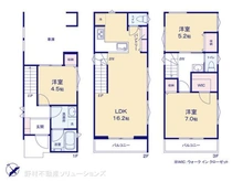 【東京都/江戸川区西葛西】江戸川区西葛西3丁目 新築一戸建て 間取り図