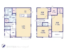 【千葉県/浦安市海楽】浦安市海楽1丁目 新築一戸建て 間取り図