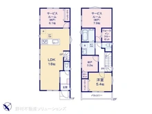 【千葉県/浦安市今川】浦安市今川4丁目 新築一戸建て 間取り図