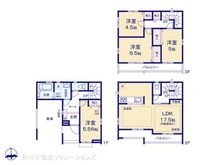 【東京都/江戸川区中葛西】江戸川区中葛西6丁目 新築一戸建て 間取り図
