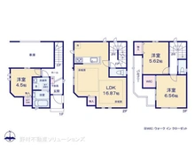 【東京都/江戸川区中葛西】江戸川区中葛西6丁目 新築一戸建て 間取り図