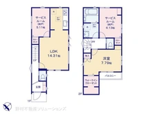 【千葉県/浦安市富岡】浦安市富岡1丁目 新築一戸建て 間取り図