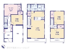 【東京都/江戸川区西瑞江】江戸川区西瑞江4丁目 新築一戸建て 間取り図