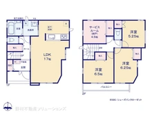 【東京都/江戸川区東葛西】江戸川区東葛西3丁目 新築一戸建て 間取り図