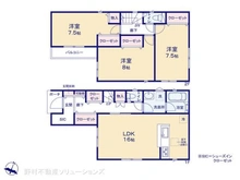 【埼玉県/さいたま市桜区中島】さいたま市桜区中島4丁目 新築一戸建て 間取り図