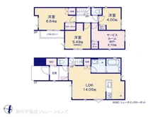 【埼玉県/さいたま市中央区大戸】さいたま市中央区大戸2丁目 新築一戸建て 間取り図