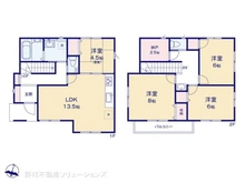 【埼玉県/さいたま市桜区大字下大久保】さいたま市桜区大字下大久保 新築一戸建て 間取り図