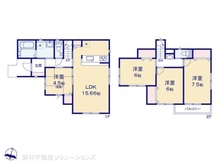 【埼玉県/さいたま市桜区大字下大久保】さいたま市桜区大字下大久保 新築一戸建て 間取り図
