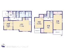 【埼玉県/さいたま市桜区大字下大久保】さいたま市桜区大字下大久保 新築一戸建て 間取り図