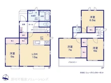 【埼玉県/さいたま市桜区道場】さいたま市桜区道場3丁目 新築一戸建て 間取り図