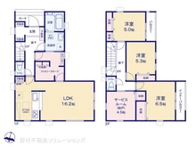 【埼玉県/さいたま市中央区鈴谷】さいたま市中央区鈴谷6丁目 新築一戸建て 間取り図