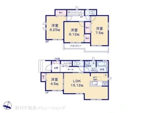 【埼玉県/さいたま市桜区栄和】さいたま市桜区栄和1丁目 新築一戸建て 間取り図