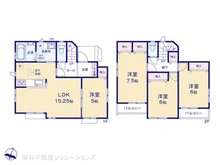 【埼玉県/さいたま市桜区栄和】さいたま市桜区栄和1丁目 新築一戸建て 間取り図