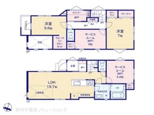 【埼玉県/戸田市美女木】戸田市美女木2丁目 新築一戸建て 間取り図