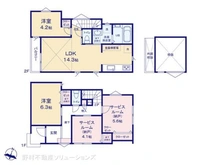 【埼玉県/戸田市美女木】戸田市美女木2丁目 新築一戸建て 間取り図