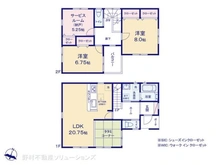 【埼玉県/さいたま市南区松本】さいたま市南区松本2丁目 新築一戸建て 間取り図