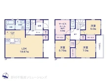【埼玉県/さいたま市南区松本】さいたま市南区松本2丁目 新築一戸建て 間取り図