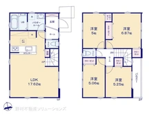 【埼玉県/さいたま市南区鹿手袋】さいたま市南区鹿手袋3丁目 新築一戸建て 間取り図