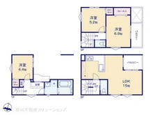 【埼玉県/さいたま市中央区本町東】さいたま市中央区本町東4丁目 新築一戸建て 間取り図