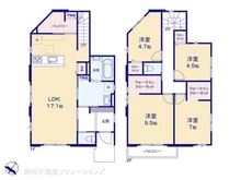 【埼玉県/戸田市笹目】戸田市笹目4丁目 新築一戸建て 間取り図