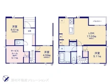 【埼玉県/さいたま市南区根岸】さいたま市南区根岸5丁目 新築一戸建て 間取り図