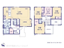【埼玉県/さいたま市桜区大字白鍬】さいたま市桜区大字白鍬 新築一戸建て 間取り図