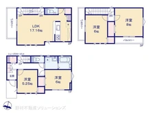 【埼玉県/さいたま市桜区桜田】さいたま市桜区桜田3丁目 新築一戸建て 間取り図