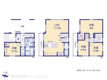 【埼玉県/さいたま市桜区栄和】さいたま市桜区栄和3丁目 新築一戸建て 間取り図