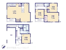 【埼玉県/さいたま市南区根岸】さいたま市南区根岸5丁目 新築一戸建て 間取り図