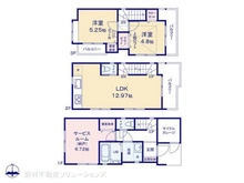 【神奈川県/川崎市川崎区昭和】川崎市川崎区昭和1丁目 新築一戸建て 間取り図