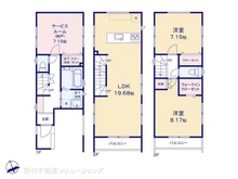 【神奈川県/川崎市川崎区桜本】川崎市川崎区桜本2丁目 新築一戸建て 間取り図