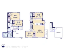 【神奈川県/横浜市鶴見区北寺尾】横浜市鶴見区北寺尾7丁目 新築一戸建て 間取り図