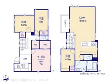 【神奈川県/横浜市鶴見区馬場】横浜市鶴見区馬場1丁目 新築一戸建て 間取り図