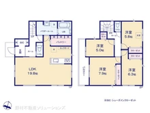 【神奈川県/川崎市川崎区小田】川崎市川崎区小田6丁目 新築一戸建て 間取り図
