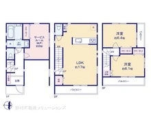 【神奈川県/川崎市川崎区小田】川崎市川崎区小田6丁目 新築一戸建て 間取り図