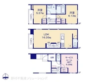 【神奈川県/川崎市川崎区旭町】川崎市川崎区旭町2丁目 新築一戸建て 間取り図